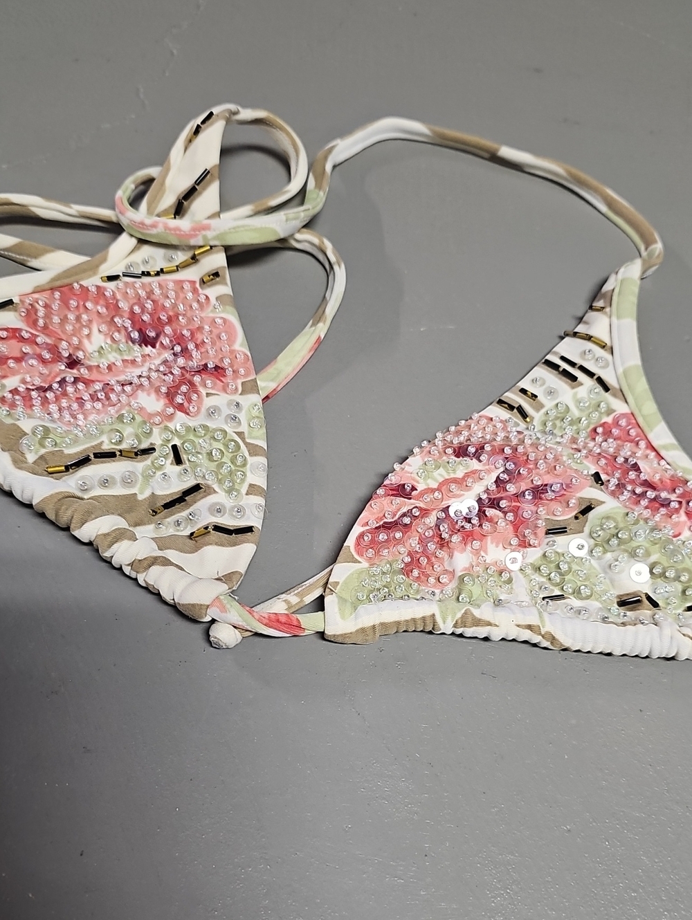 VIX Swim Wear By Paula Hermanny Brazil Bikini Top Luxe Bohemian Elegant